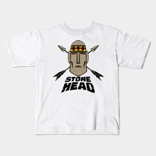 Alex Pereira Stone Head Kids T-Shirt